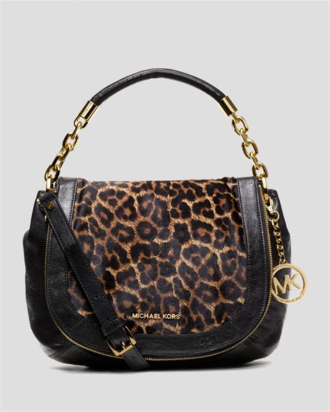 animal print michael kors should bag used|Michael Kors cheetah print purse.